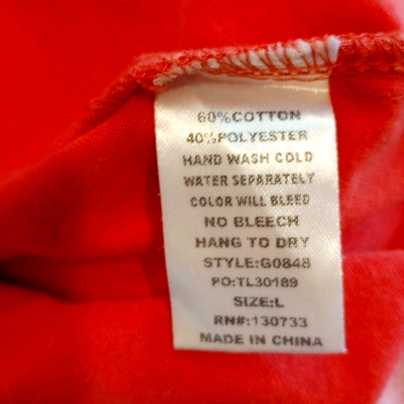 Umgee Ladies Long Sleeve Tunic Top Size:L Color:Pink - Picture 7 of 7